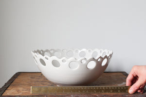 Openwork Scalloped-Edge Bowl