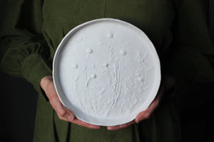 Herbarium: Botanicals in Porcelain White: One