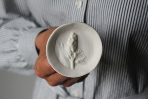 Herbarium: Botanicals in Porcelain White: Seven