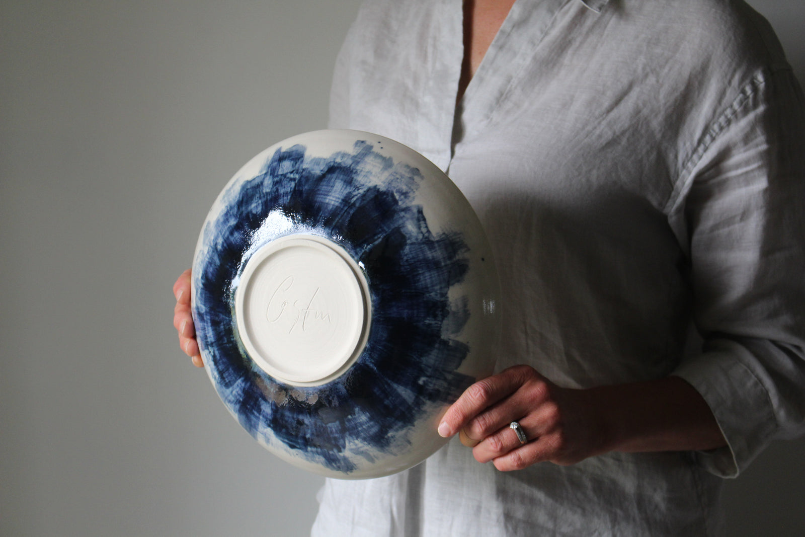 Watercolour Serving Bowl