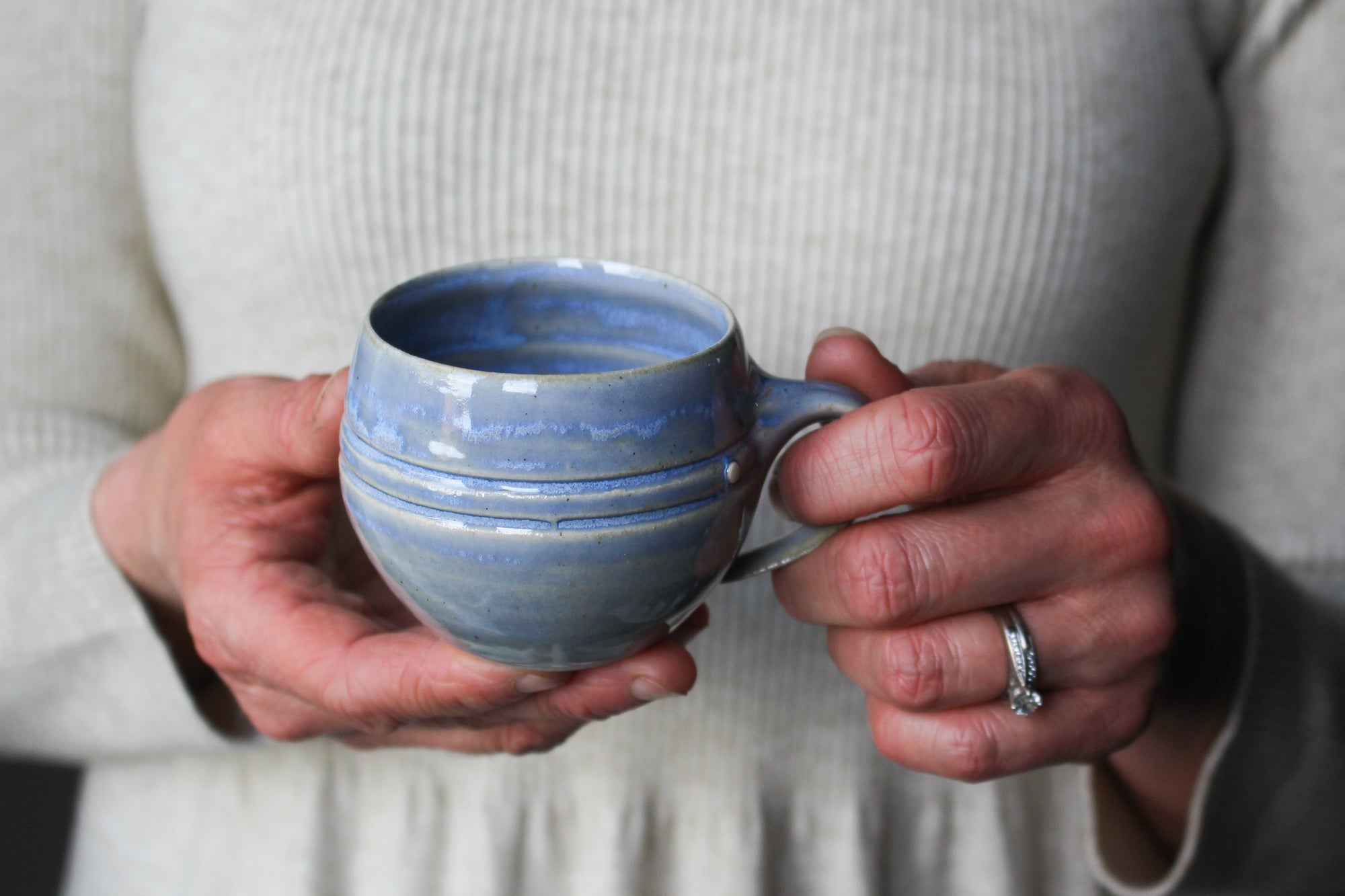 Double Espresso Mug in Blue: Ten