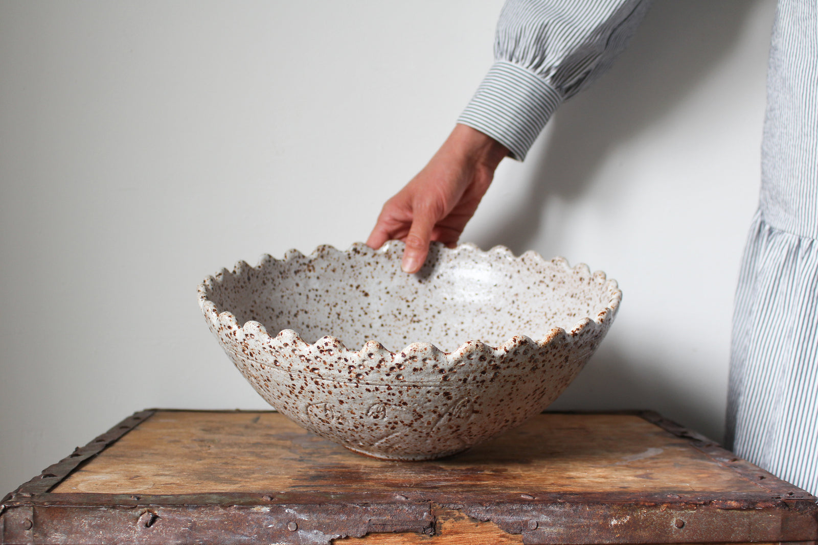 Scalloped-Edge Bowl