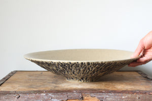 Extra Large Textured Serving Bowl: Slightly Flawed