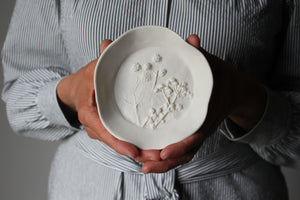 Herbarium: Botanicals in Porcelain White: Three