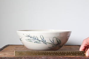 Very Slightly Flawed Botanical Serving Bowl: Six