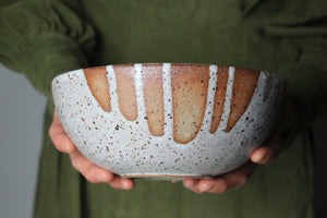 Serving Bowl in Poured Lustre