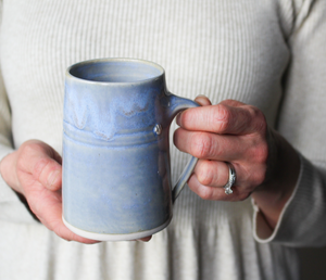 Mug in Blue: Three