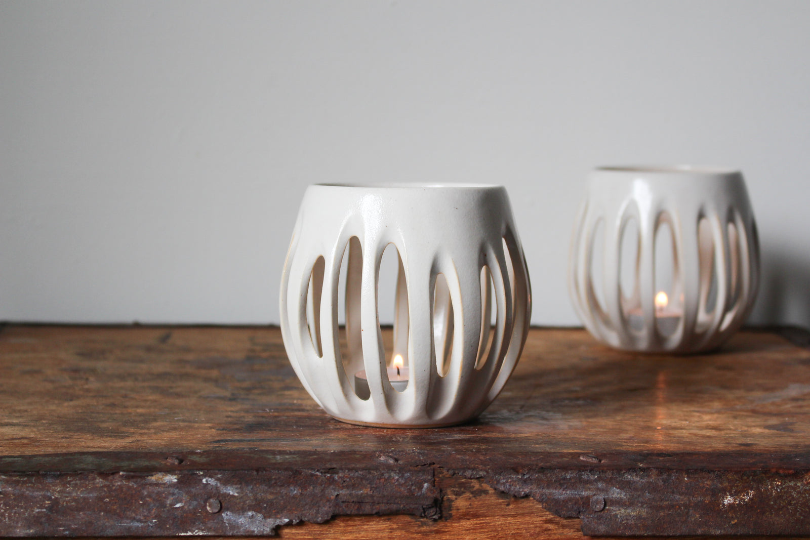 Luminaire in Warm White: Candle Holder