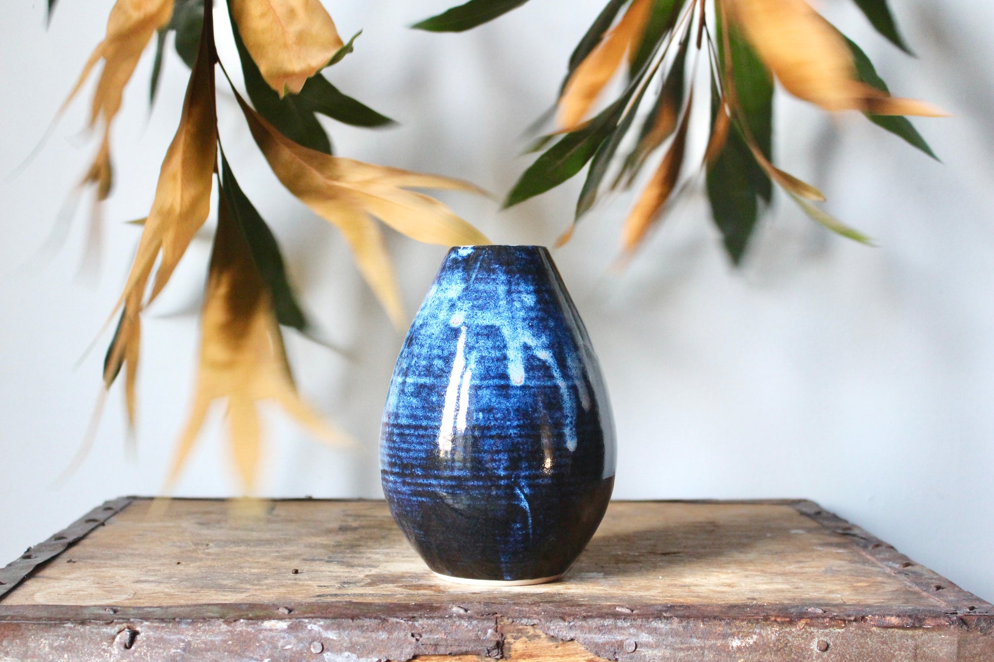 Vase in Indigo: Eight