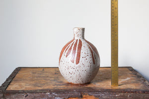 Poured Lustre Vase: Three