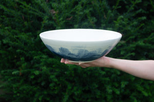 Large Watercolour Serving Bowl: Three