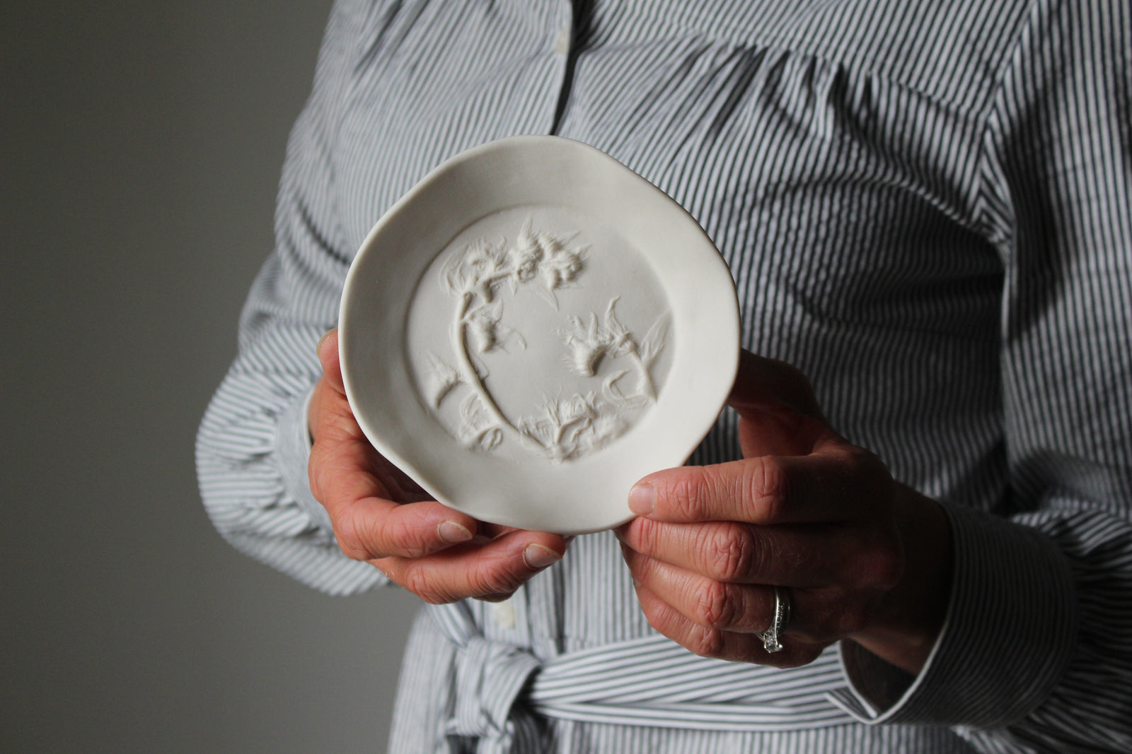 Herbarium: Botanicals in Porcelain White: Two
