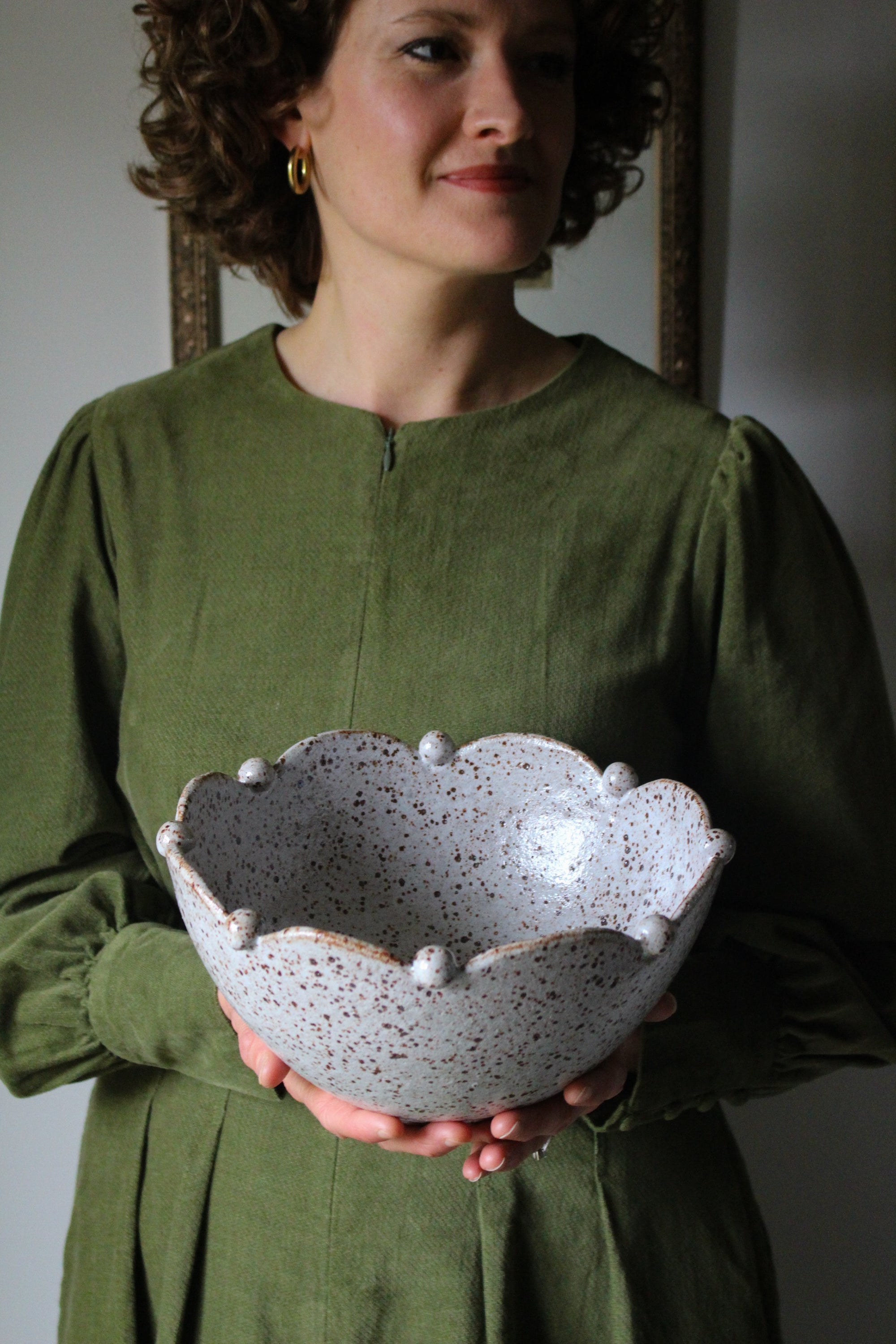 Scalloped-Edge Bowl: Two