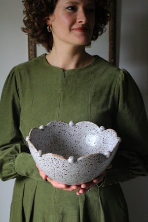 Scalloped-Edge Bowl: Two