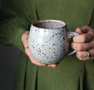 Speckled White Mug: Ten