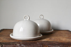 Cheese and Butter Dome - Cream/White