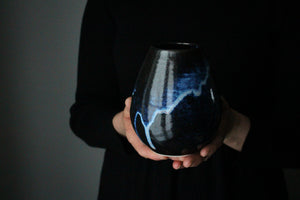 Vase in Indigo: Three
