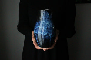Tall Vase in Indigo: Five