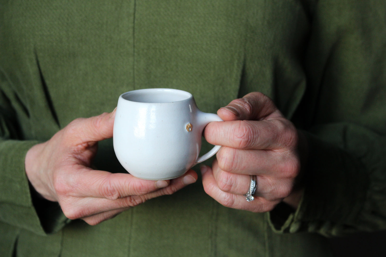 Slightly Flawed Espresso Mug White