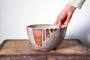 Serving Bowl in Poured Lustre: One