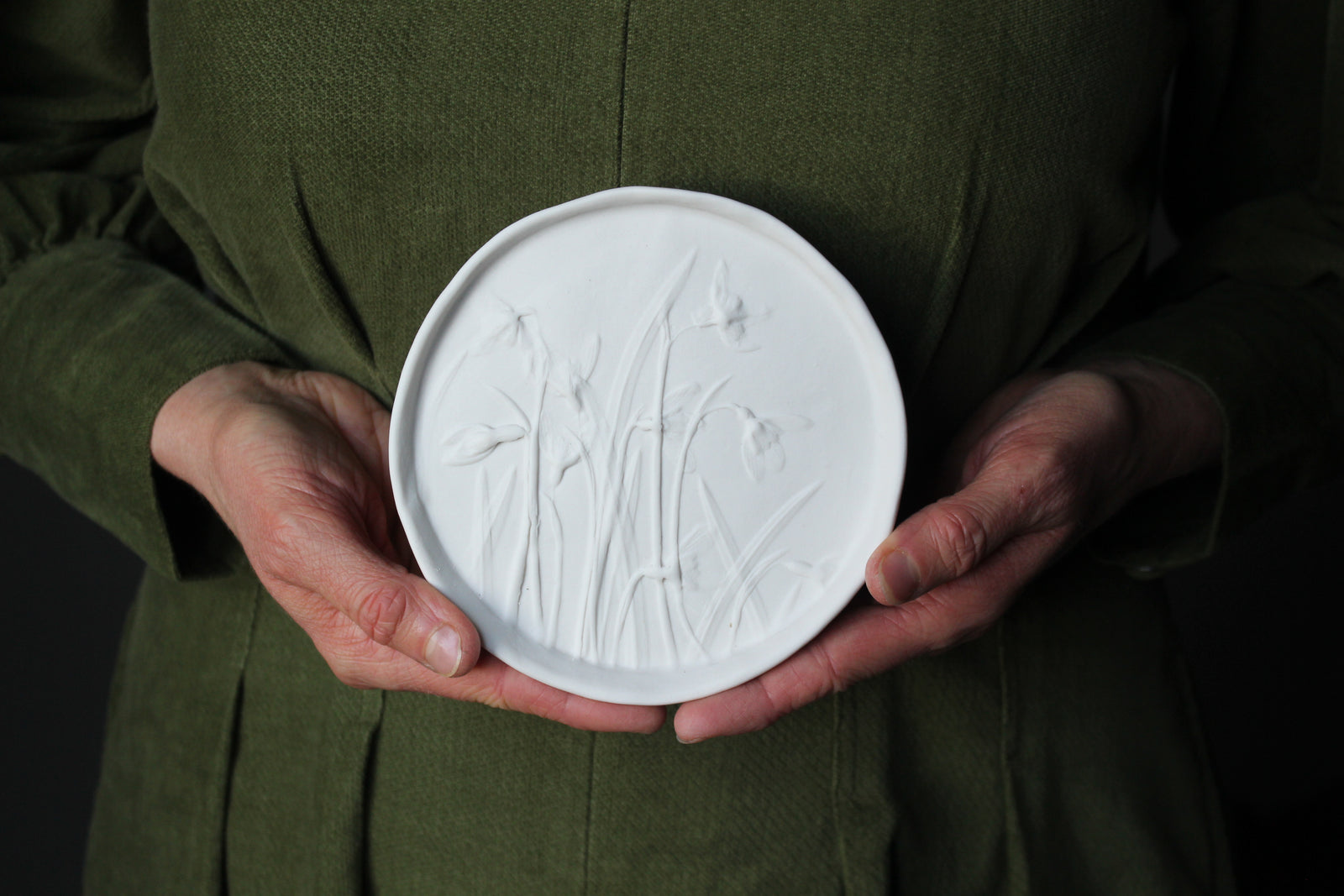 Herbarium: Botanicals in Porcelain White: Eight