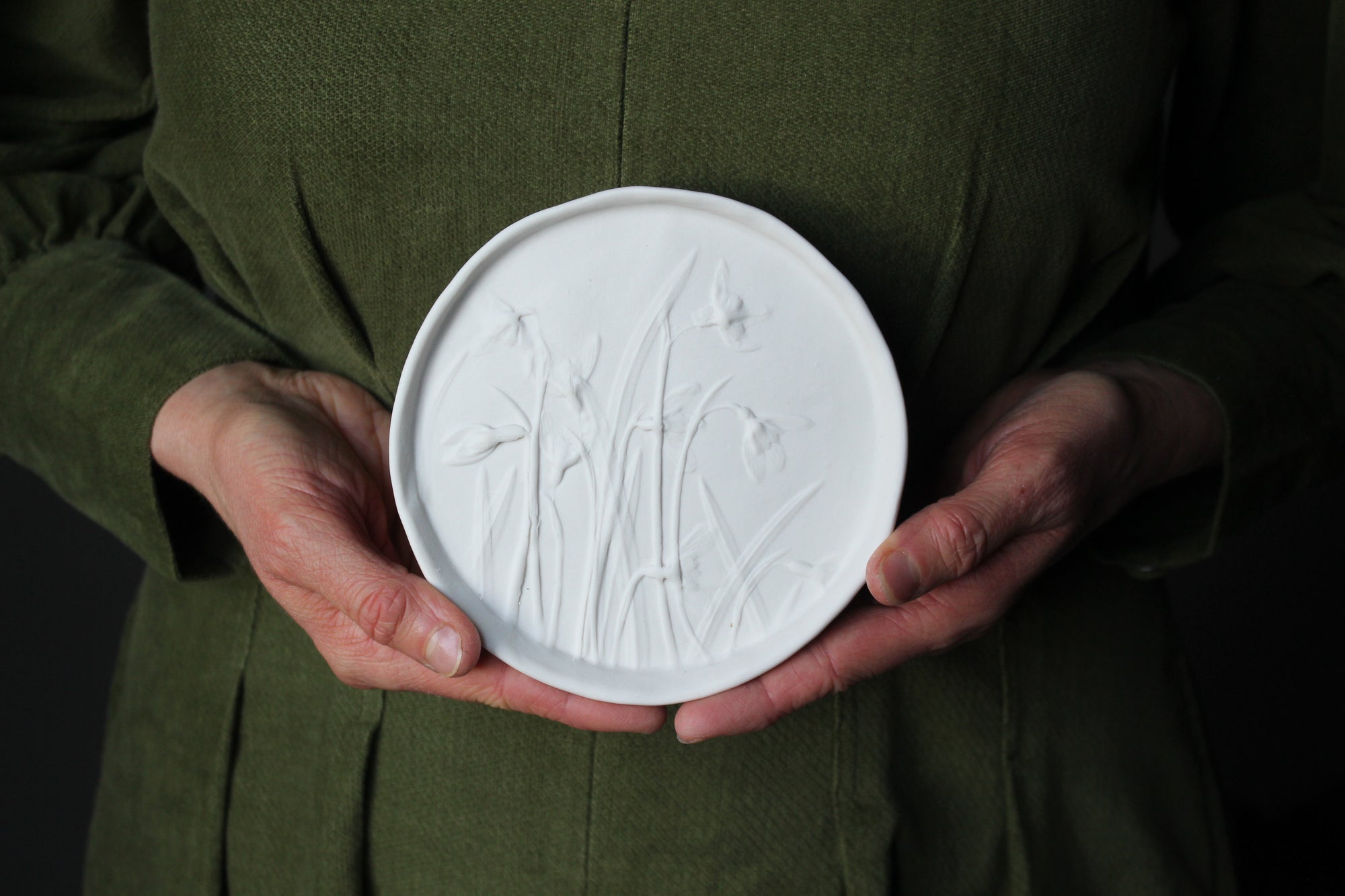 Herbarium: Botanicals in Porcelain White: Eight