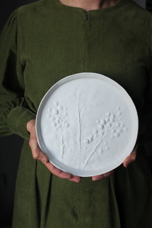 Herbarium: Botanicals in Porcelain White: Two