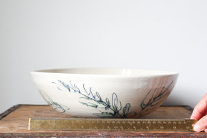 Large Botanical Serving Bowl: Two