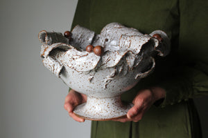 Large Pedestal Dish: Five