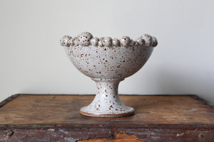 String of Pearls Pedestal Dish