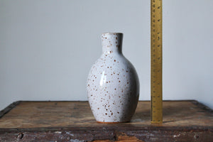 Vase in Speckled White