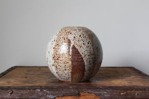 Poured Lustre Orb Vase
