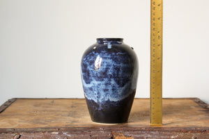 Studded Vase in Indigo