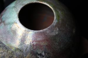 Slightly Flawed Raku Vase: Six