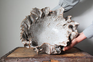 Anthos Bowl in Speckled White: Two