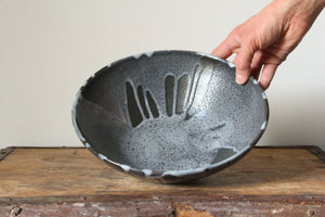 Black and White Serving Bowl: One