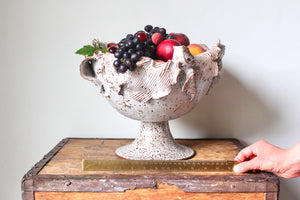 Slightly Imperfect Large Pedestal Dish (read full description)