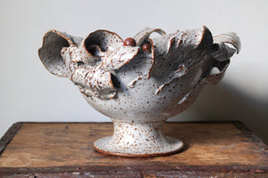 Large Pedestal Dish: Five