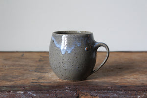 Textured/Speckled Blue and Tan Mug