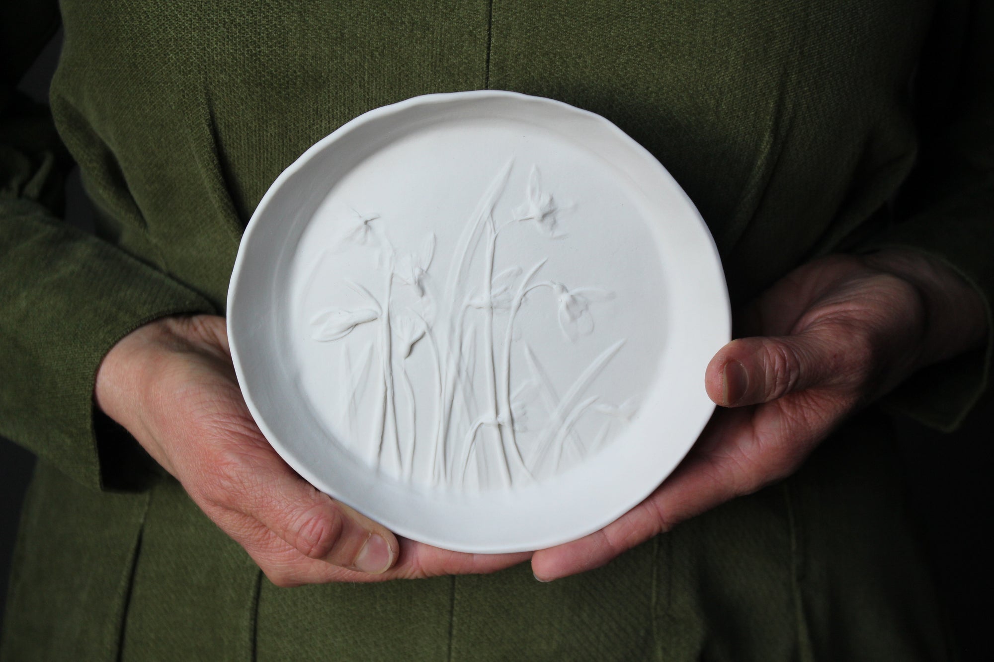 Herbarium: Botanicals in Porcelain White: Nine