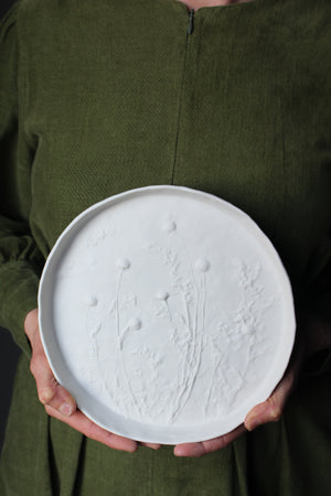 Herbarium: Botanicals in Porcelain White: One