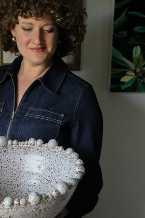 Large String of Pearls Bowl
