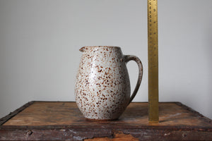 Jug in Speckled White: Two