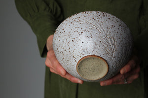 Carved Bowl in Lustre