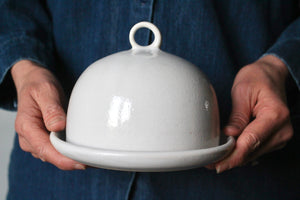 Cheese and Butter Dome - Cream/White