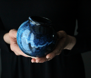 Vase in Indigo: Eight