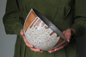 Serving Bowl in Poured Lustre: One