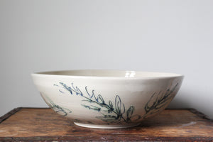Large Botanical Serving Bowl: Two