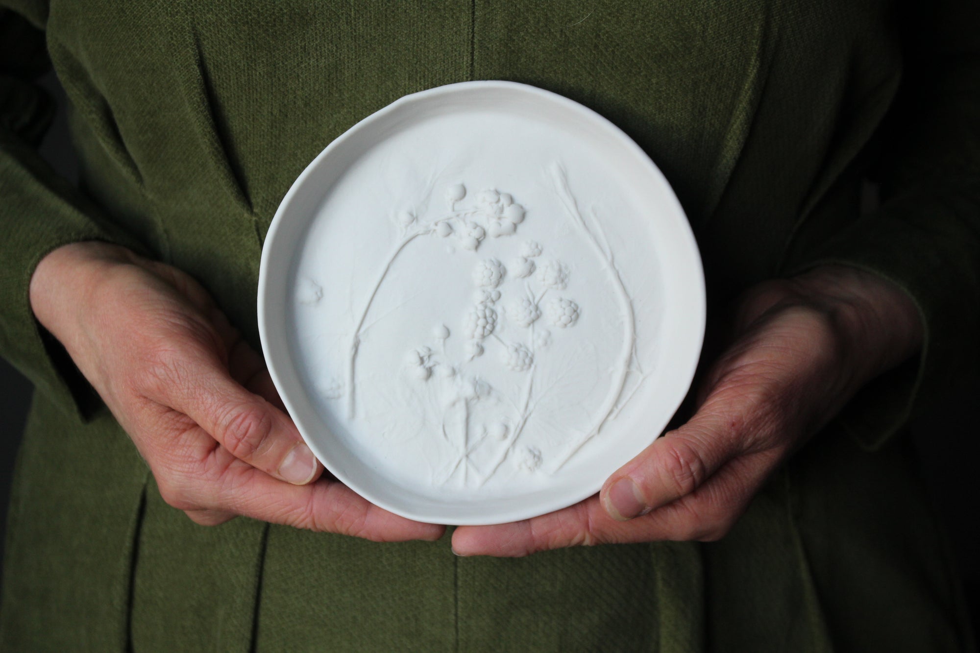 Herbarium: Botanicals in Porcelain White: Fifteen