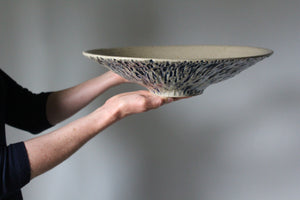 Extra Large Textured Serving Bowl: Slightly Flawed
